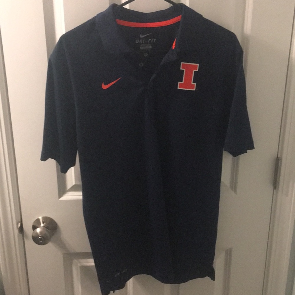 Fighting Illini Nike Golf Polo
